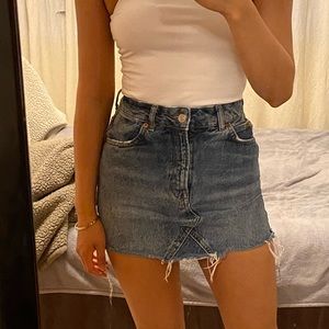 Topshop Moto Skirt